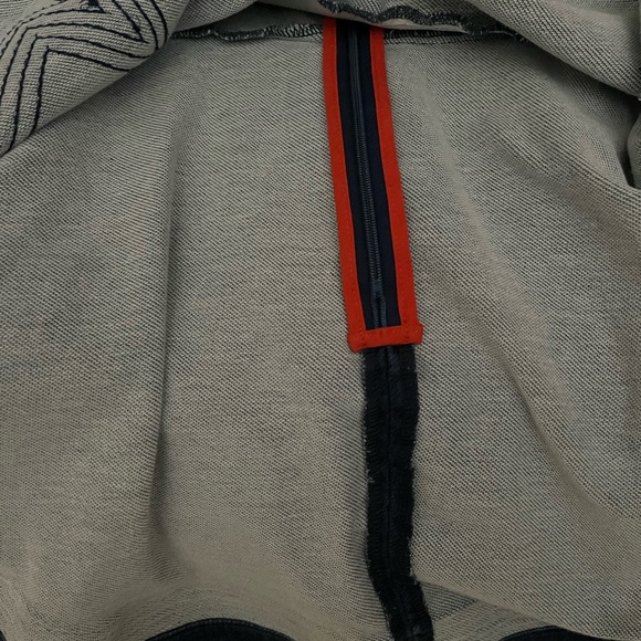 MINI BODEN PRE-LOVED AUTHENTIC DENIM RAINBOW TRIM & SEQUIN DESIGN SWING DRESS - Picture 17 of 17